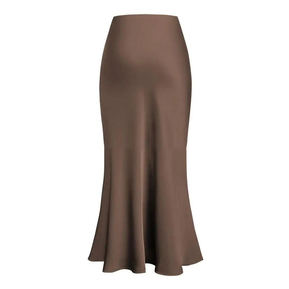 Silk Satin Maxi Skirt